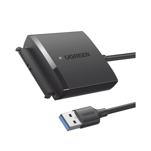 ADAPTADOR USB 3.0 A SATA III / COMPATIBLE CON DISCO DURO HDD Y SSD DE 2.5" Y 3.5" DE HASTA 12 TB/ VELOCIDAD USB 3.0 DE HASTA 5 GBPS / ALTA VELOCIDAD CON UASP & TRIM / CABLE DE 50 CM-Servidores / Almacenamiento / Cómputo-UGREEN-60561-Bsai Seguridad & Controles