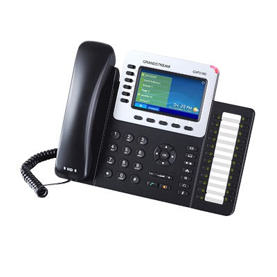TELÉFONO IP EMPRESARIAL DE 6 LÍNEAS CON PANTALLA A COLOR Y AUDIO HD, POE-VoIP y Telefonía IP-GRANDSTREAM-GXP-2160-Bsai Seguridad & Controles