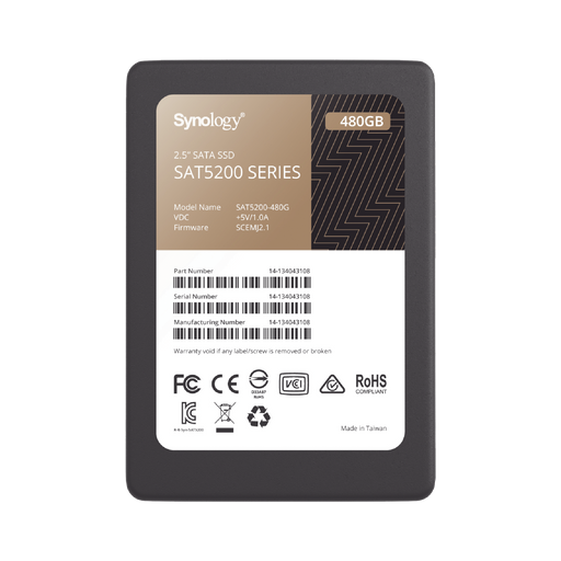 480 GB SSD , DISEÑADA PARA SYNOLOGY NAS-Almacenamiento-SYNOLOGY-SAT5200480G-Bsai Seguridad & Controles