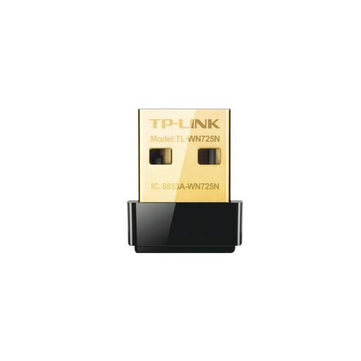ADAPTADOR USB NANO INALÁMBRICO N 150 MBPS 2.4 GHZ CON 1 ANTENA INTERNA-Redes WiFi-TP-LINK-TL-WN725N-Bsai Seguridad & Controles