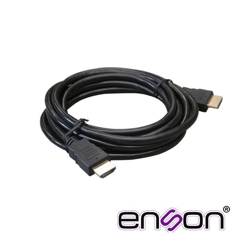 CABLE DE VIDEO HDMI ENSON ENS-HDMICB1M 1MT MACHO-MACHO VERSION 1.2 RECOMENDADO PARA SISTEMAS DE VIDEO VIGILANCIA-Cableado-ENSON-ENS-HDMICB1M-Bsai Seguridad & Controles